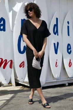 Velvet By Graham & Spencer YANA LINEN CAFTAN DRESS 22 Velvet By Graham & Spencer YANA LINEN CAFTAN DRESS