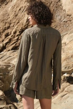 Velvet By Graham & Spencer Womens TAMMY DRAWSTRING LINEN SHORT 30 Velvet By Graham & Spencer Womens TAMMY DRAWSTRING LINEN SHORT