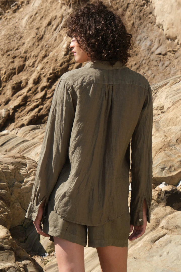 Velvet By Graham & Spencer Womens TAMMY DRAWSTRING LINEN SHORT 16 Velvet By Graham & Spencer Womens TAMMY DRAWSTRING LINEN SHORT