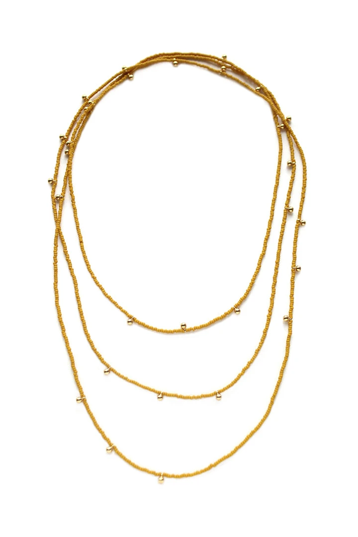 RILEY BEADED NECKLACE BY BLUMA PROJECT 3 RILEY BEADED NECKLACE BY BLUMA PROJECT