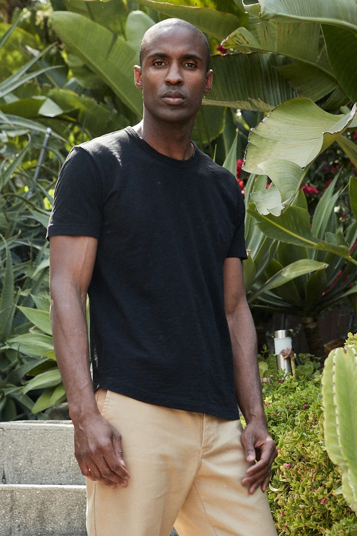 Velvet By Graham & Spencer Mens AMARO CREW NECK SLUB TEE 21 Velvet By Graham & Spencer Mens AMARO CREW NECK SLUB TEE