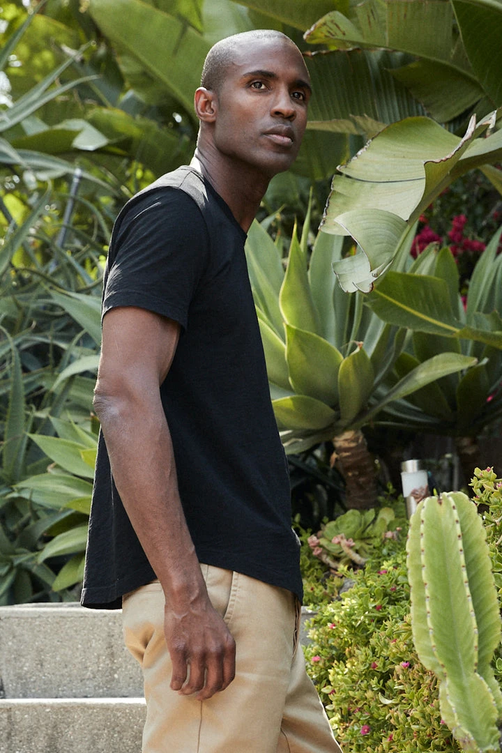 Velvet By Graham & Spencer Mens AMARO CREW NECK SLUB TEE 22 Velvet By Graham & Spencer Mens AMARO CREW NECK SLUB TEE