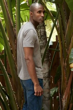 Velvet By Graham & Spencer Mens AMARO CREW NECK SLUB TEE 60 Velvet By Graham & Spencer Mens AMARO CREW NECK SLUB TEE