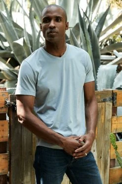 Velvet By Graham & Spencer SAMSEN WHISPER CLASSIC V-NECK TEE