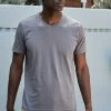 Velvet By Graham & Spencer SAMSEN WHISPER CLASSIC V-NECK TEE 2 Velvet By Graham & Spencer SAMSEN WHISPER CLASSIC V-NECK TEE