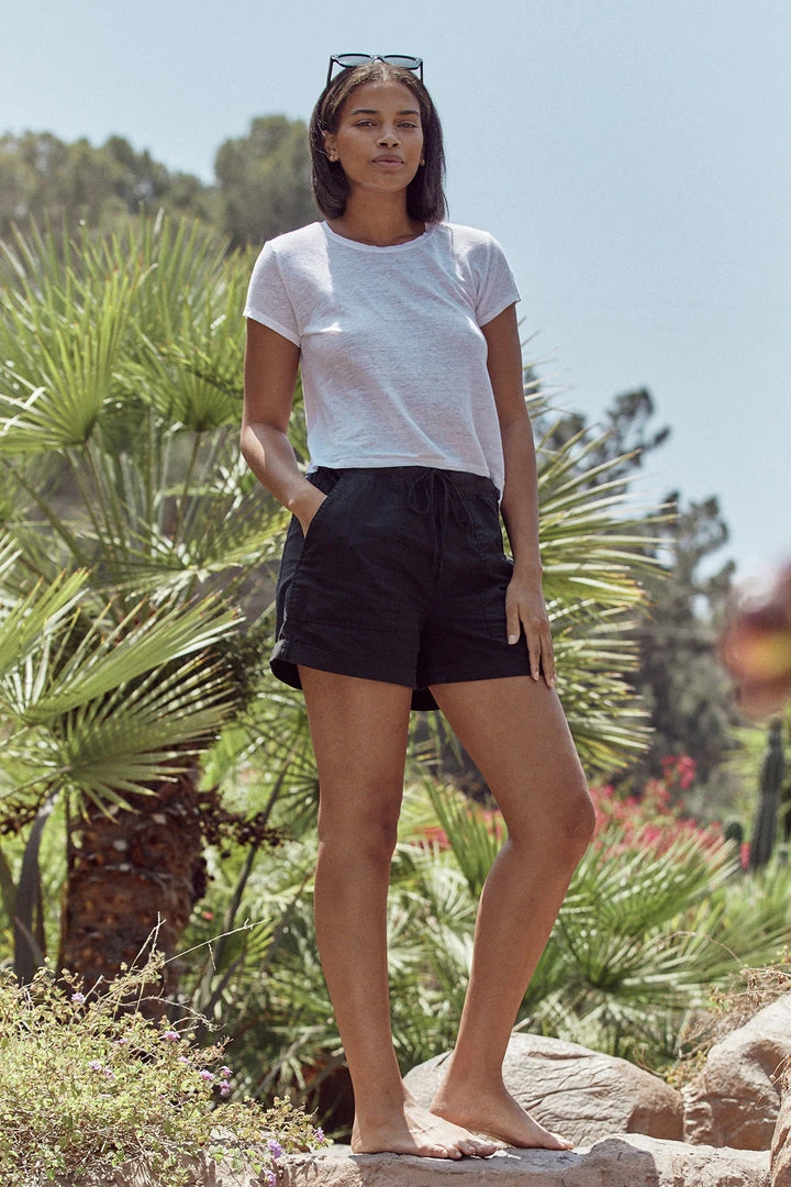 Velvet By Graham & Spencer TENLEY DRAWSTRING SHORT 3 Velvet By Graham & Spencer TENLEY DRAWSTRING SHORT