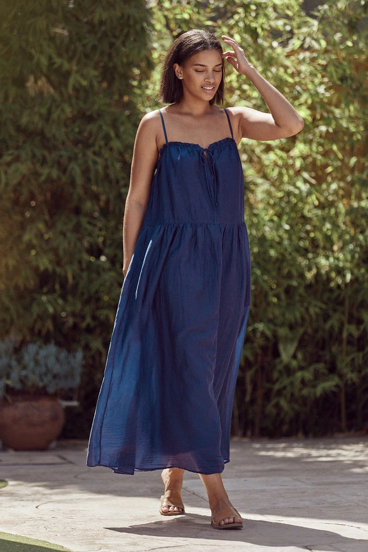 Velvet By Graham & Spencer Womens FARRAH RUFFLE CAMI DRESS 4 Velvet By Graham & Spencer Womens FARRAH RUFFLE CAMI DRESS