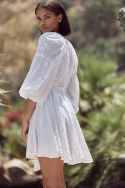 Velvet By Graham & Spencer Womens GRACIE COTTON EYELET DRESS 15 Velvet By Graham & Spencer Womens GRACIE COTTON EYELET DRESS