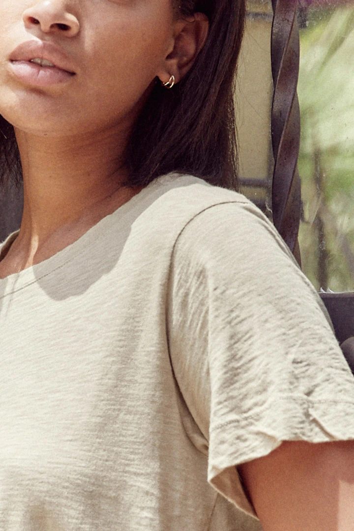 Velvet By Graham & Spencer LULA COTTON SLUB SWING TEE Womens 5 Velvet By Graham & Spencer LULA COTTON SLUB SWING TEE Womens