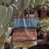 LARGE STRIPED MESH TOTE BY EPICE Womens 2 LARGE STRIPED MESH TOTE BY EPICE Womens