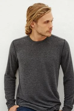 Velvet By Graham & Spencer BRONSON COZY JERSEY KNIT TOP Mens