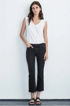 Velvet By Graham & Spencer TWIGGY HIGH RISE CROP JEAN 8 Velvet By Graham & Spencer TWIGGY HIGH RISE CROP JEAN