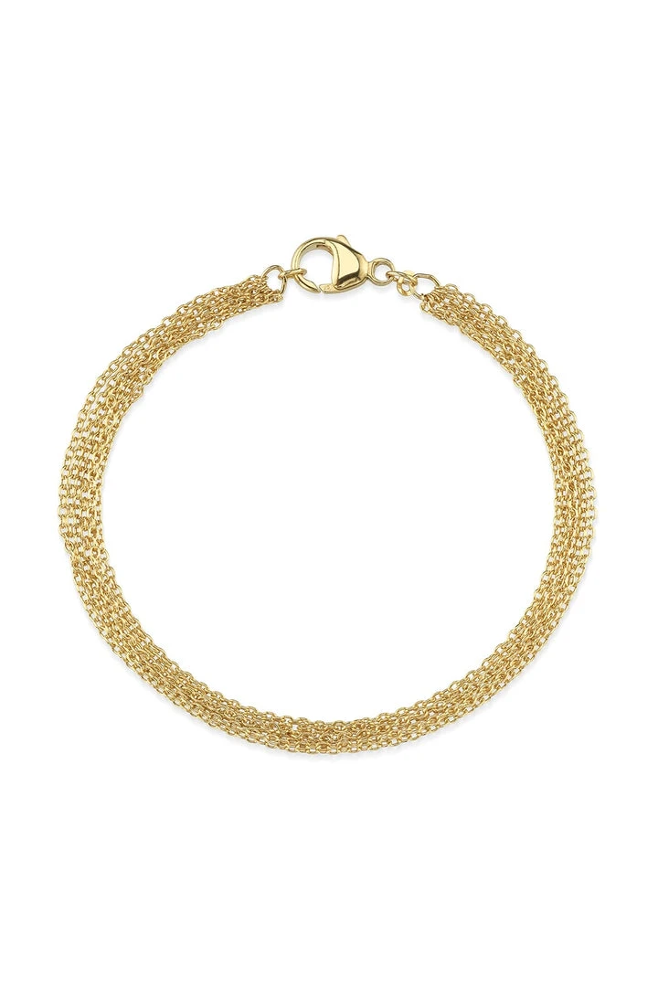 Sloan Studio Accessories SEVEN STRAND BRACELET IN GOLD BY SLOAN 3 Sloan Studio Accessories SEVEN STRAND BRACELET IN GOLD BY SLOAN