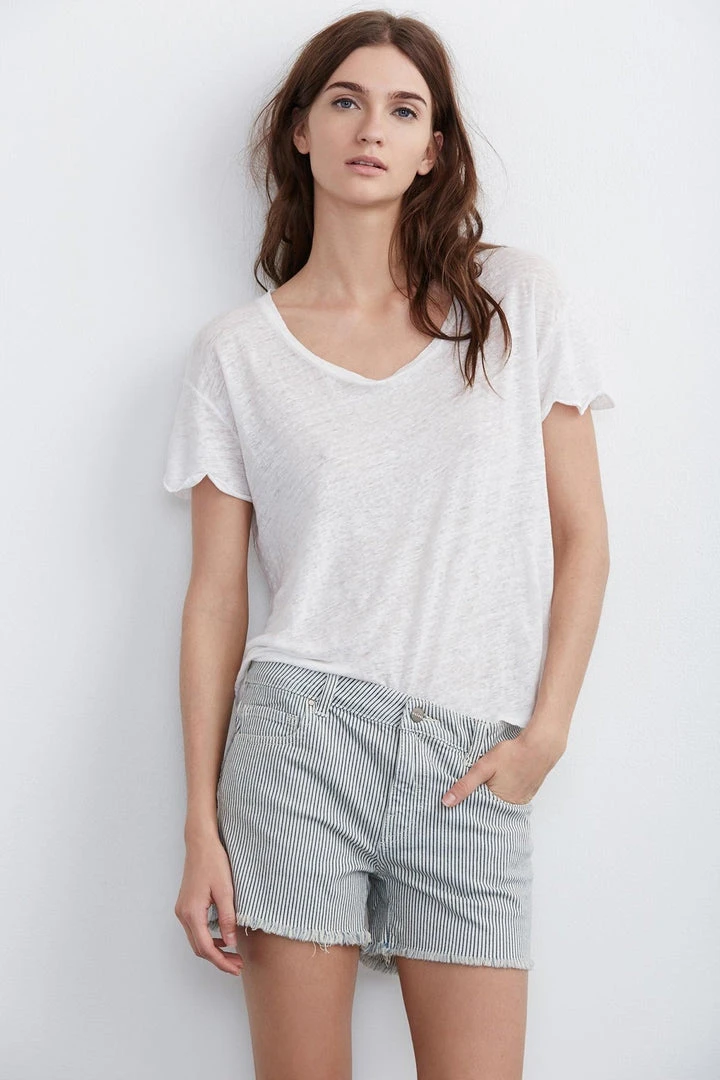 Velvet By Graham & Spencer Womens CINDY FRAYED HEM BOYFRIEND SHORTS 14 Velvet By Graham & Spencer Womens CINDY FRAYED HEM BOYFRIEND SHORTS