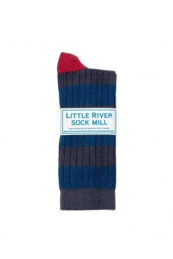 Velvet By Graham & Spencer STRIPED RIB CREW SOCK BY LITTLE RIVER SOCK MILL Accessories 13 Velvet By Graham & Spencer STRIPED RIB CREW SOCK BY LITTLE RIVER SOCK MILL Accessories