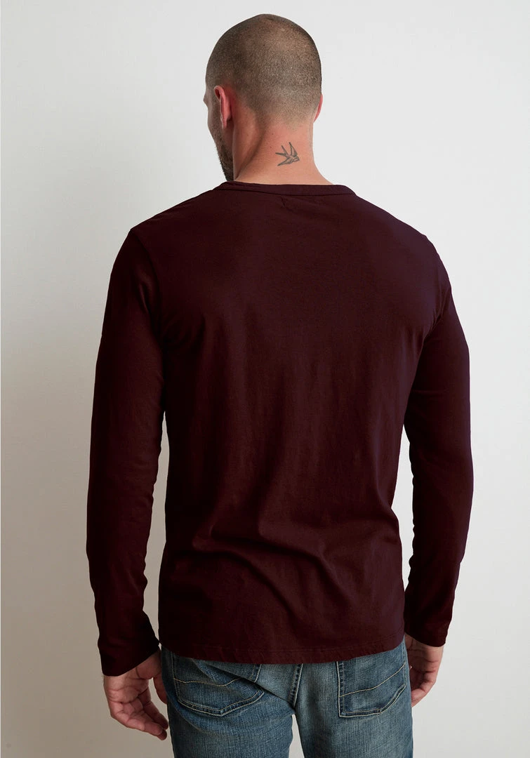 Velvet By Graham & Spencer Mens ALVARO COTTON JERSEY HENLEY 4 Velvet By Graham & Spencer Mens ALVARO COTTON JERSEY HENLEY