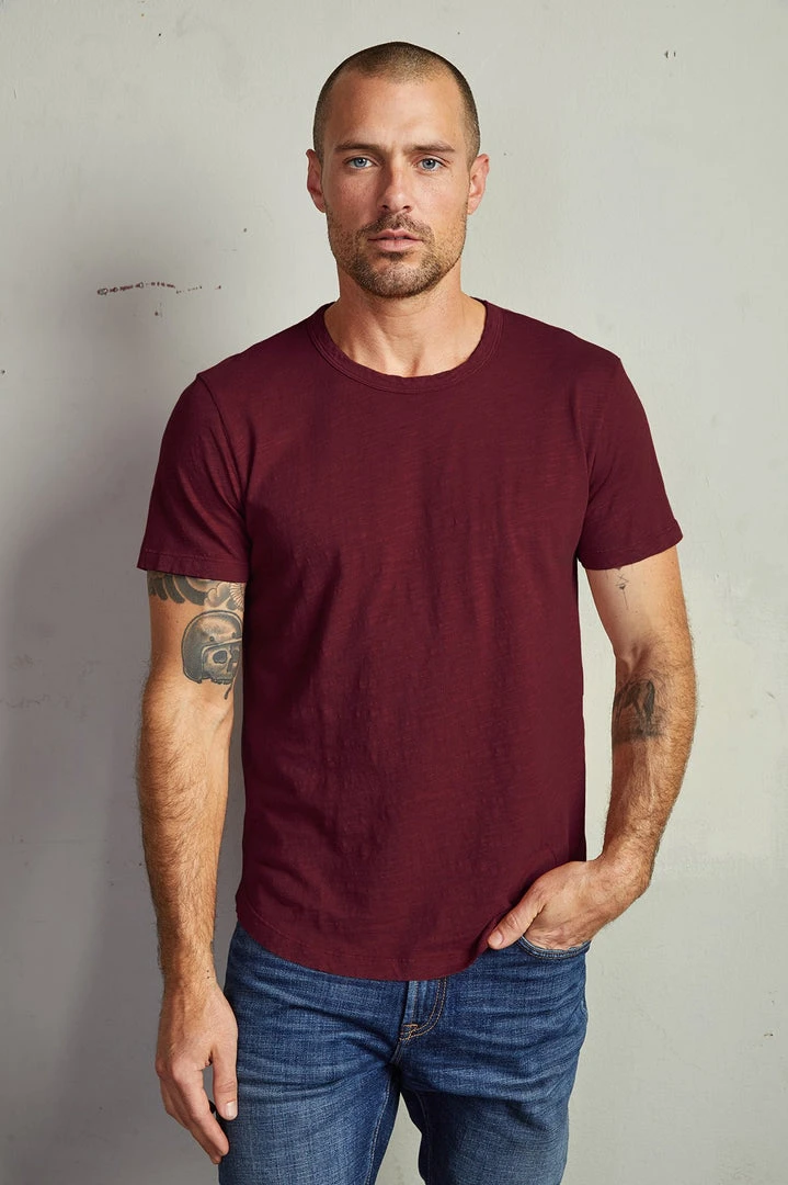 Velvet By Graham & Spencer Mens AMARO CREW NECK SLUB TEE 7 Velvet By Graham & Spencer Mens AMARO CREW NECK SLUB TEE
