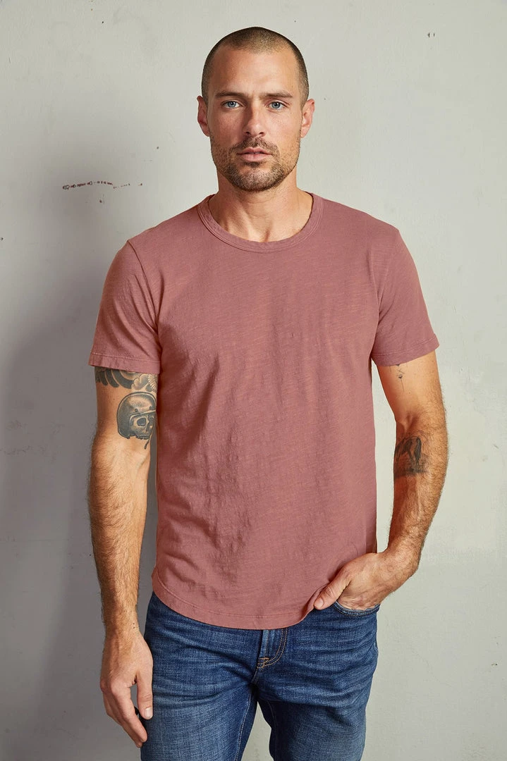 Velvet By Graham & Spencer Mens AMARO CREW NECK SLUB TEE 9 Velvet By Graham & Spencer Mens AMARO CREW NECK SLUB TEE