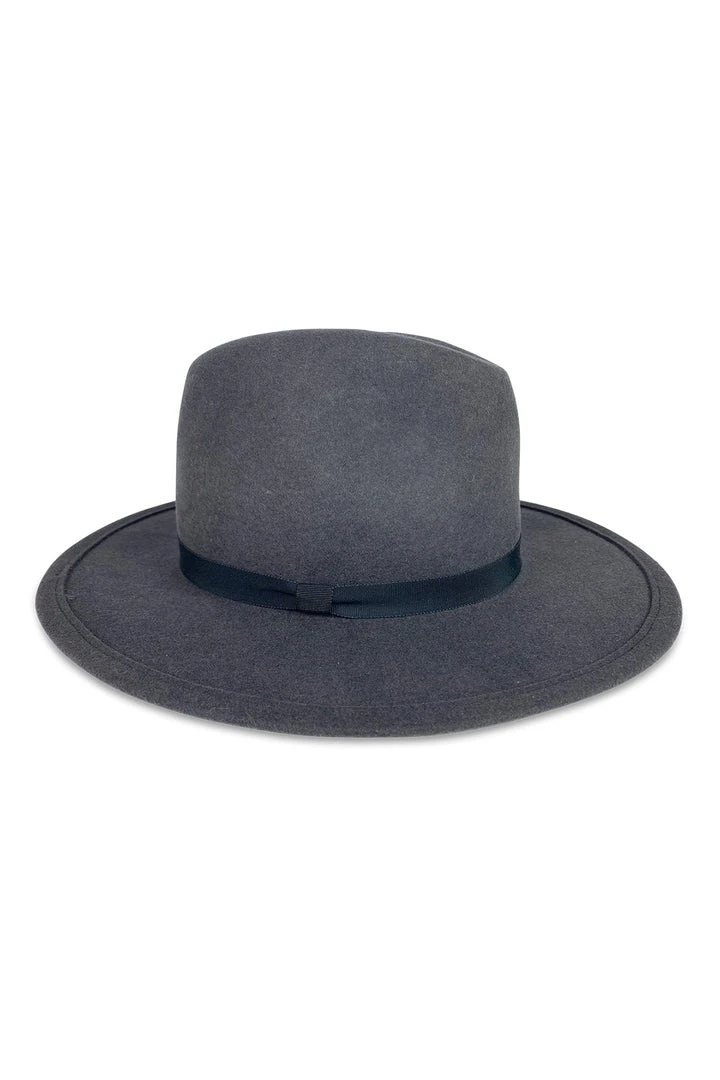 Velvet By Graham & Spencer CHELSEA RIBBON TRIM FEDORA Womens 3 Velvet By Graham & Spencer CHELSEA RIBBON TRIM FEDORA Womens