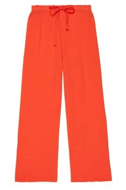 Velvet By Graham & Spencer Womens RAVYN COTTON GAUZE WIDE LEG PANT 22 Velvet By Graham & Spencer Womens RAVYN COTTON GAUZE WIDE LEG PANT