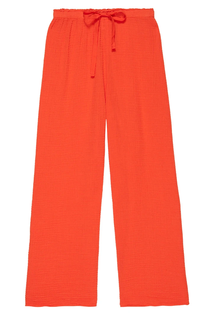 Velvet By Graham & Spencer Womens RAVYN COTTON GAUZE WIDE LEG PANT 9 Velvet By Graham & Spencer Womens RAVYN COTTON GAUZE WIDE LEG PANT