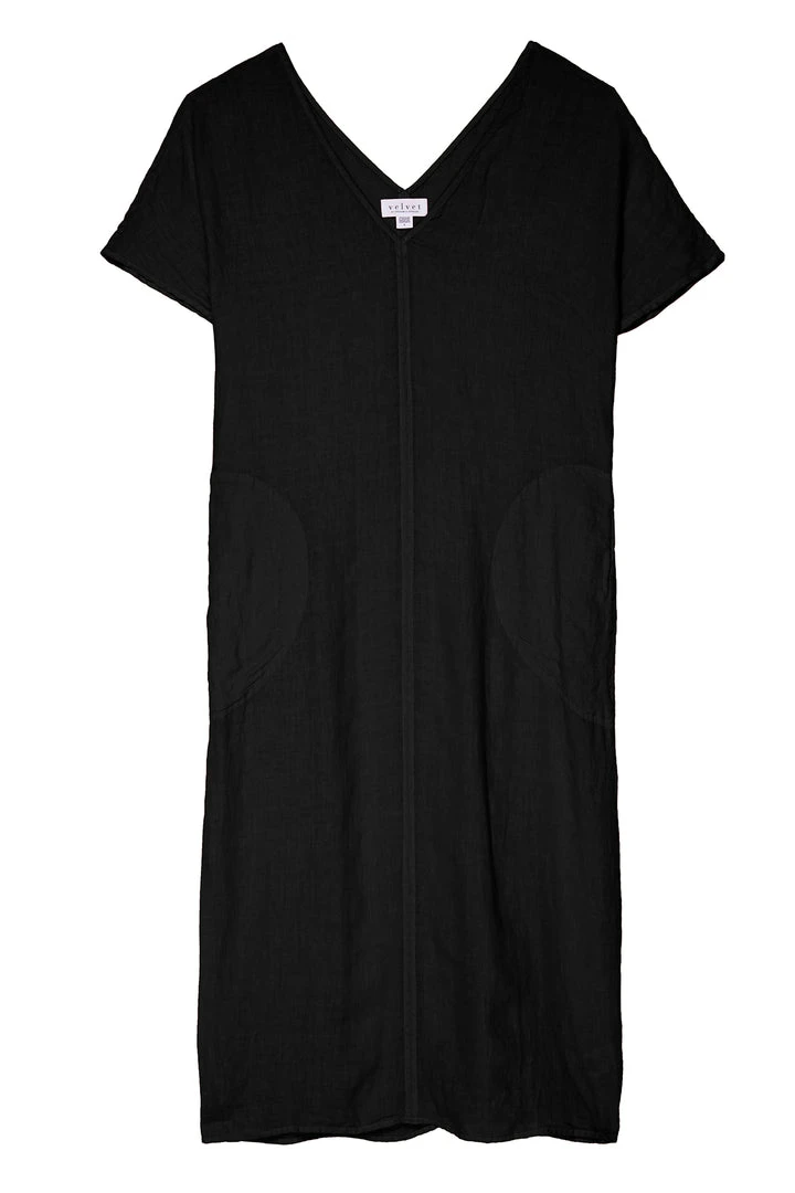 Velvet By Graham & Spencer YANA LINEN CAFTAN DRESS 13 Velvet By Graham & Spencer YANA LINEN CAFTAN DRESS