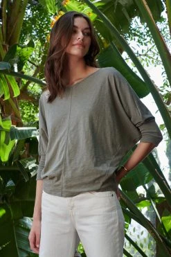 Velvet By Graham & Spencer JOSS DOLMAN SLEEVE TEE Womens 24 Velvet By Graham & Spencer JOSS DOLMAN SLEEVE TEE Womens