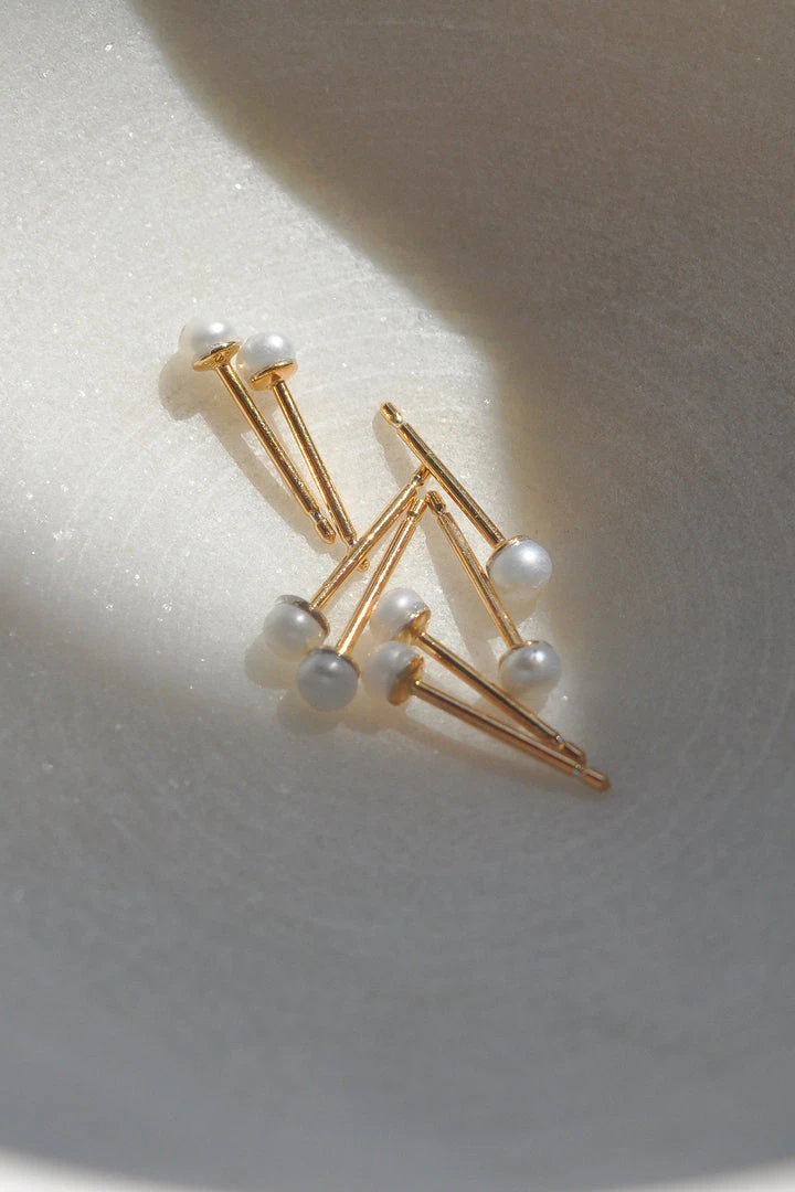 MINA STUD EARRINGS BY THATCH Womens 3 MINA STUD EARRINGS BY THATCH Womens