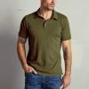 Velvet By Graham & Spencer RANDALL COTTON SLUB POLO Mens 2 Velvet By Graham & Spencer RANDALL COTTON SLUB POLO Mens