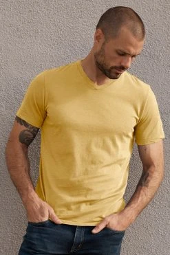 Velvet By Graham & Spencer SAMSEN WHISPER CLASSIC V-NECK TEE Mens 48 Velvet By Graham & Spencer SAMSEN WHISPER CLASSIC V-NECK TEE Mens