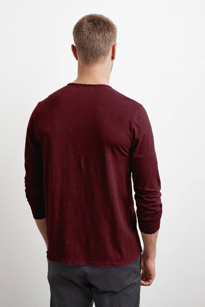 Velvet By Graham & Spencer SIMEON RAW EDGE COTTON SLUB TEE 8 Velvet By Graham & Spencer SIMEON RAW EDGE COTTON SLUB TEE