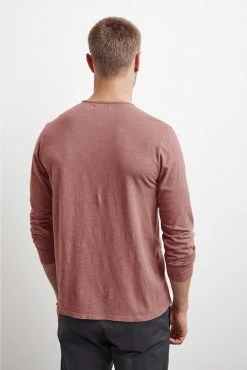 Velvet By Graham & Spencer SIMEON RAW EDGE COTTON SLUB TEE 11 Velvet By Graham & Spencer SIMEON RAW EDGE COTTON SLUB TEE