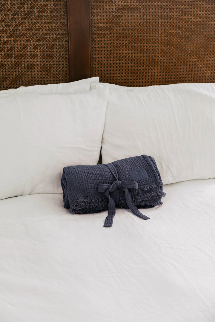 Jenny Graham Home COTTON GAUZE THROW 3 Jenny Graham Home COTTON GAUZE THROW