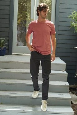 Velvet By Graham & Spencer Mens AMARO CREW NECK SLUB TEE 64 Velvet By Graham & Spencer Mens AMARO CREW NECK SLUB TEE