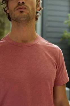 Velvet By Graham & Spencer Mens AMARO CREW NECK SLUB TEE 67 Velvet By Graham & Spencer Mens AMARO CREW NECK SLUB TEE