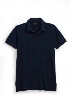 Velvet By Graham & Spencer RANDALL COTTON SLUB POLO Mens
