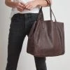 Velvet By Graham & Spencer CLOVER LEATHER TOTE 2 Velvet By Graham & Spencer CLOVER LEATHER TOTE