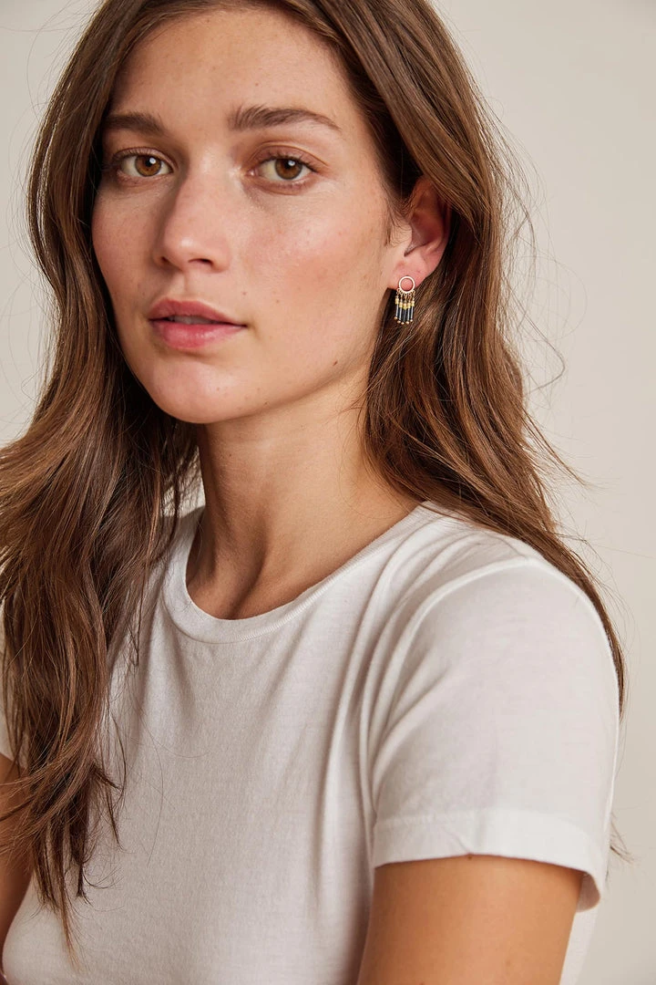 Velvet By Graham & Spencer Womens MIMI BEADED FRINGE EARRINGS BY BLUMA PROJECT 3 Velvet By Graham & Spencer Womens MIMI BEADED FRINGE EARRINGS BY BLUMA PROJECT