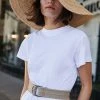 Velvet By Graham & Spencer Womens COCO WOVEN STRAW SUNHAT