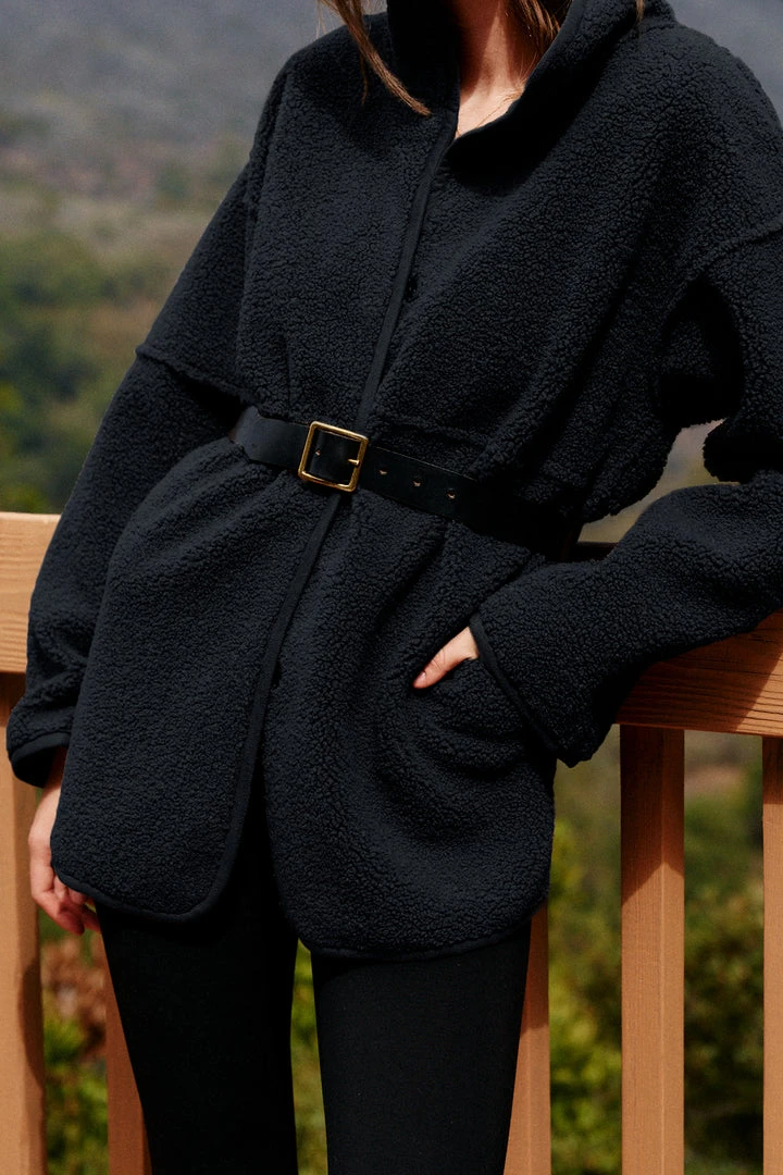 Velvet By Graham & Spencer Womens ALBANY REVERSIBLE LUX SHERPA COAT 8 Velvet By Graham & Spencer Womens ALBANY REVERSIBLE LUX SHERPA COAT