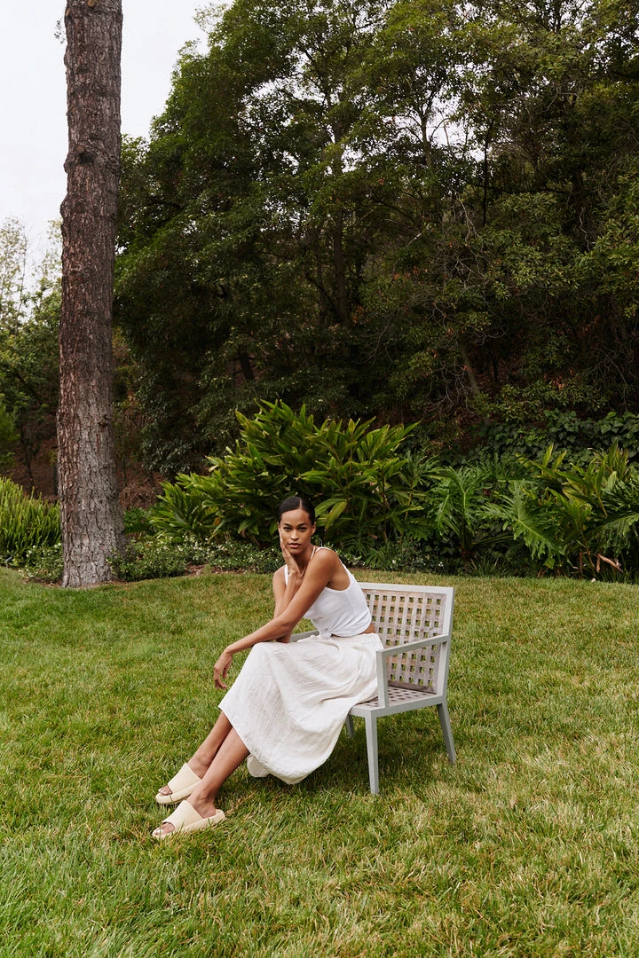 Velvet By Graham & Spencer FAE LINEN A-LINE SKIRT 9 Velvet By Graham & Spencer FAE LINEN A-LINE SKIRT