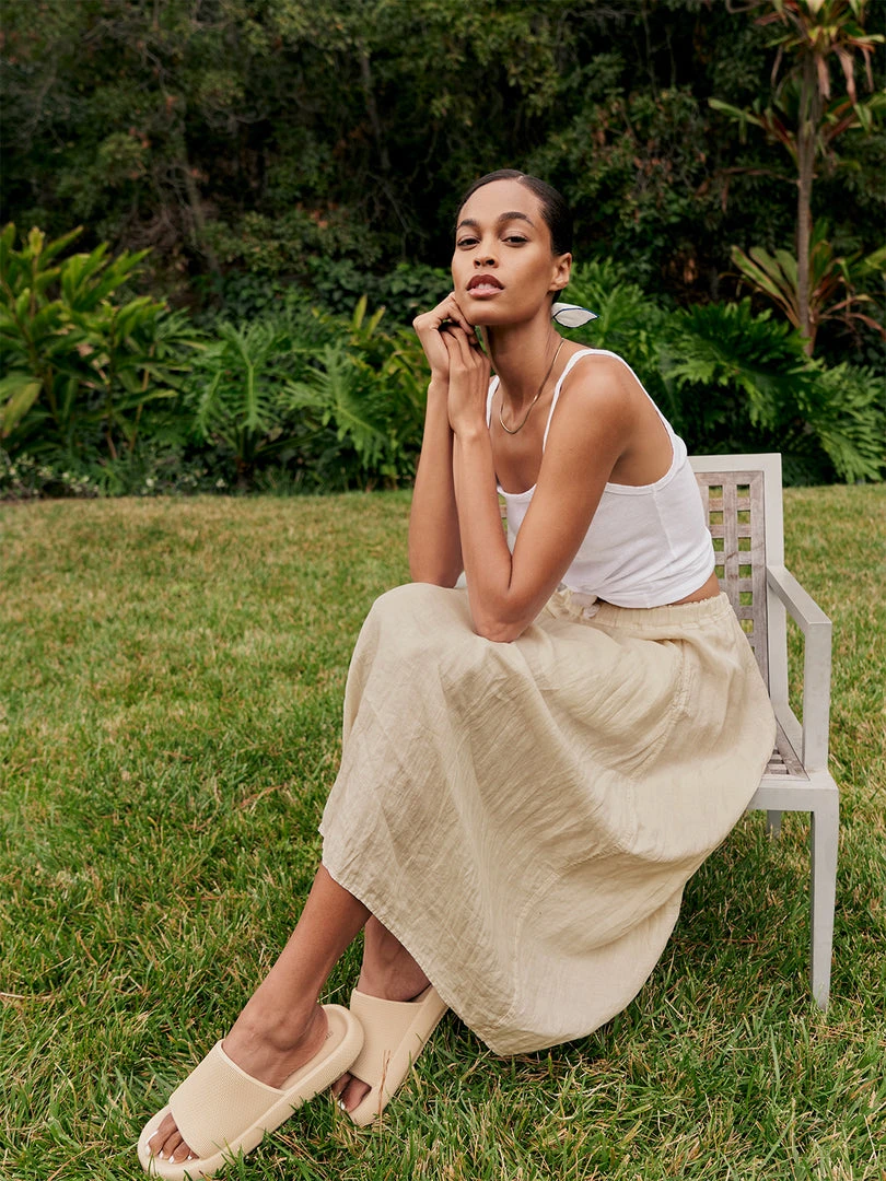 Velvet By Graham & Spencer FAE LINEN A-LINE SKIRT 5 Velvet By Graham & Spencer FAE LINEN A-LINE SKIRT