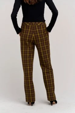 Velvet By Graham & Spencer ALLIE PLAID PANT 10 Velvet By Graham & Spencer ALLIE PLAID PANT