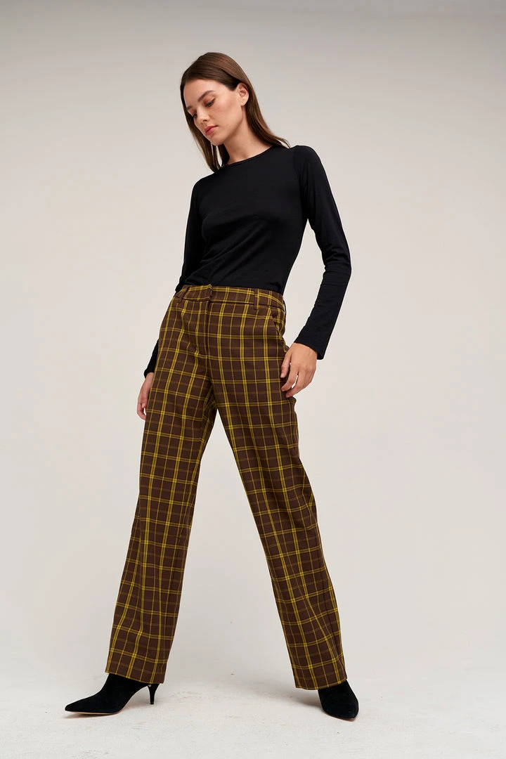 Velvet By Graham & Spencer ALLIE PLAID PANT 7 Velvet By Graham & Spencer ALLIE PLAID PANT