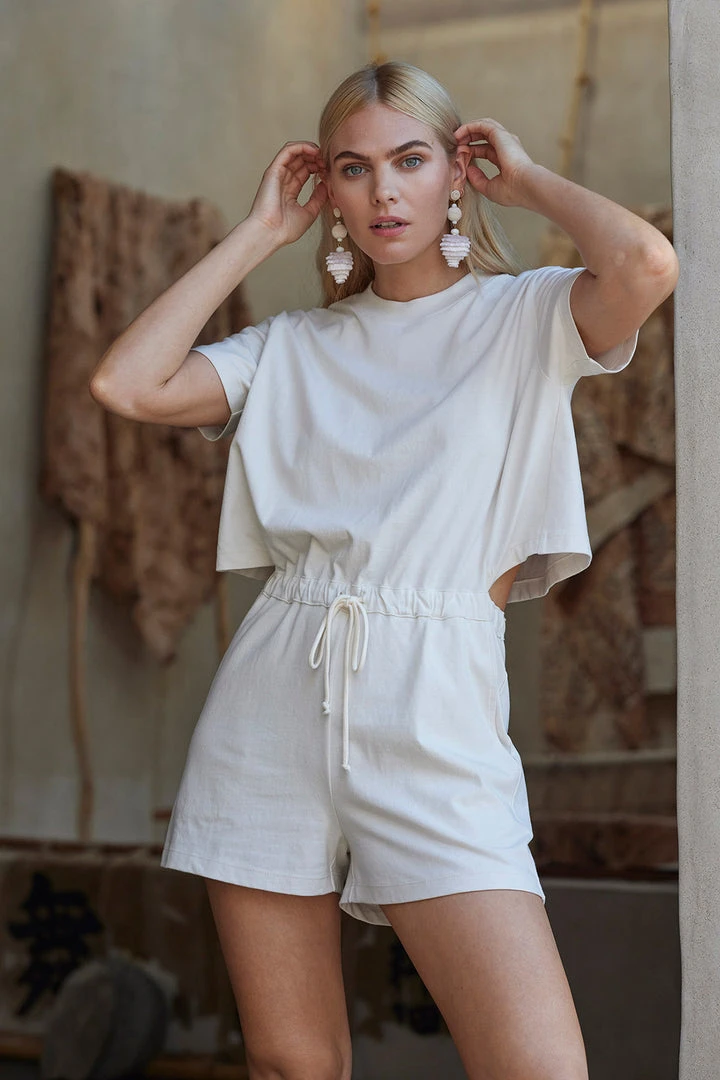 Velvet By Graham & Spencer Womens AMBER CUT OUT ROMPER 3 Velvet By Graham & Spencer Womens AMBER CUT OUT ROMPER