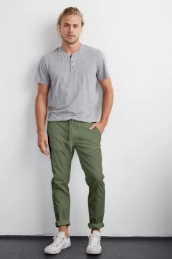 Velvet By Graham & Spencer Mens ALEJANDRO WOVEN PANT