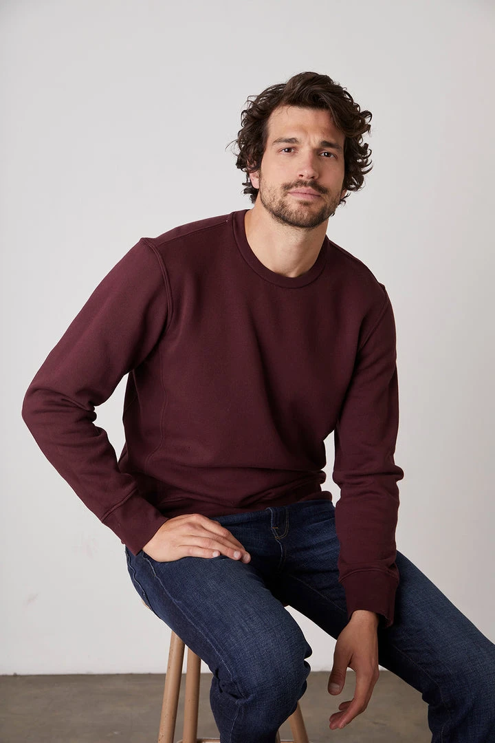 Velvet By Graham & Spencer KING CREW NECK SWEATSHIRT Mens 3 Velvet By Graham & Spencer KING CREW NECK SWEATSHIRT Mens
