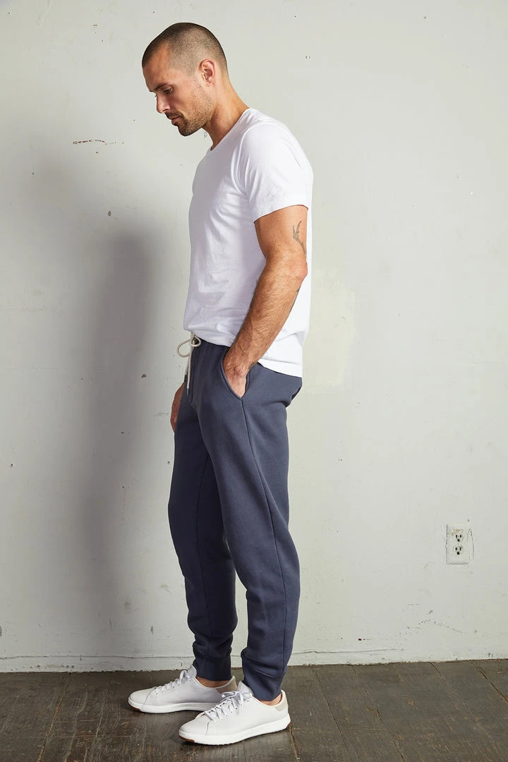 Velvet By Graham & Spencer Mens LEWIS BRUSHED FLEECE JOGGER 8 Velvet By Graham & Spencer Mens LEWIS BRUSHED FLEECE JOGGER