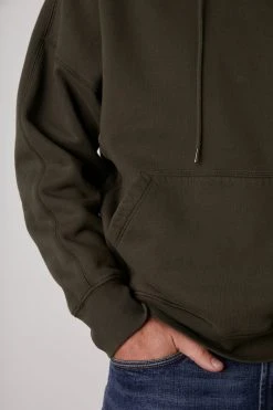 Velvet By Graham & Spencer MAXIM PULLOVER HOODIE Mens 13 Velvet By Graham & Spencer MAXIM PULLOVER HOODIE Mens