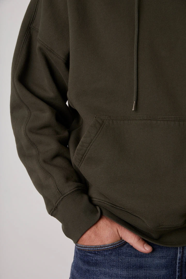 Velvet By Graham & Spencer MAXIM PULLOVER HOODIE Mens 8 Velvet By Graham & Spencer MAXIM PULLOVER HOODIE Mens